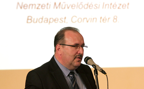 Prohászka Béla a Nemzeti Művelődési Intézet debreceni konferenciáján