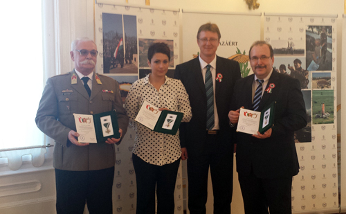 A Hovédelemért Kitüntető Címet adományozták Prohászka Bélának