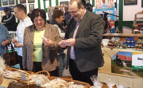 Prohászka Béla is részt vett a Tavaszköszöntő és Húsvét váró Békés Megye Ízei és Kiállítás Vásáron