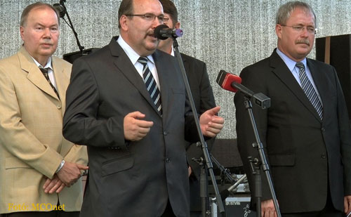 Prohászka Béla a Csabai Sörfesztivál és Csülökparádé megnyitóján