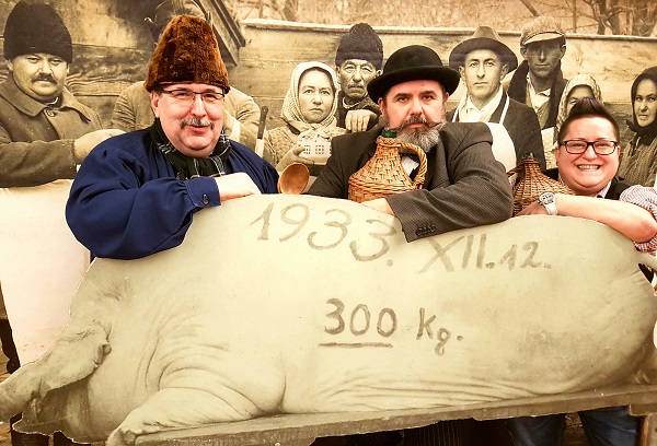 Porondon a csabai kolbász