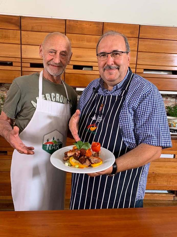 Csuti és Szabó Erika is főzött Prohászka Béla mesterszakáccsal