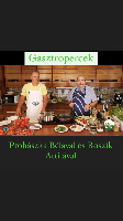 Zelleres paradicsomleves olívás sajtropanccsal - Gasztropercek Prohászka Bélával